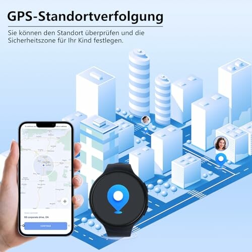 Application de suivi GPS sur smartphone et smartwatch.